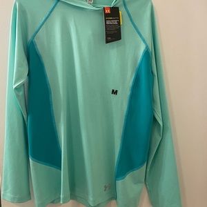 An active wear fleece hoodie